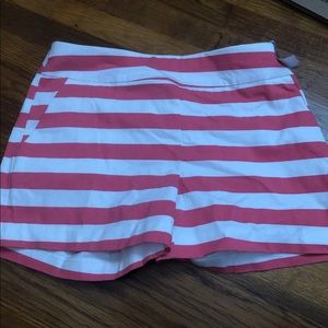 New York and company striped shorts